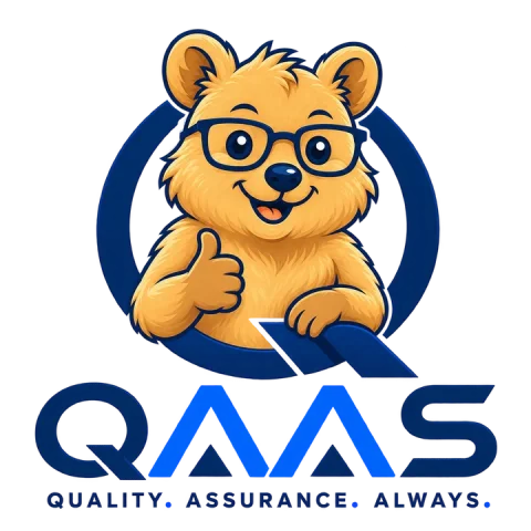 Mascota QAAS — Quality Assurance Always